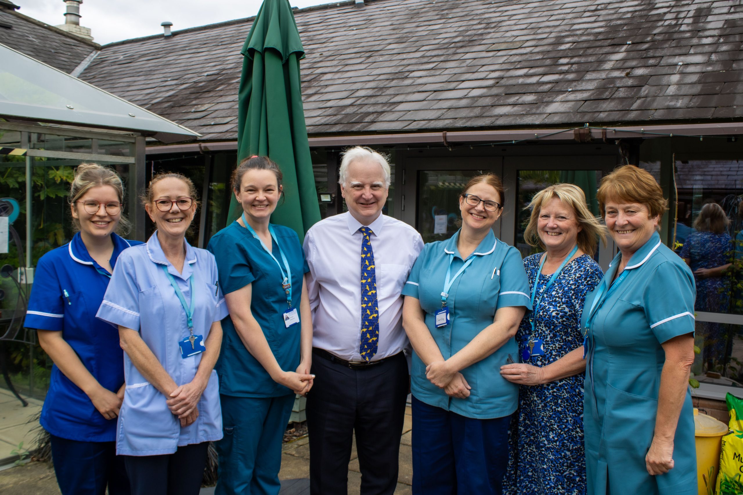 Dr Richard CEO with IPU staff