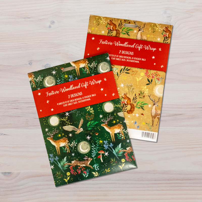 Festive Woodland Gift Wraps